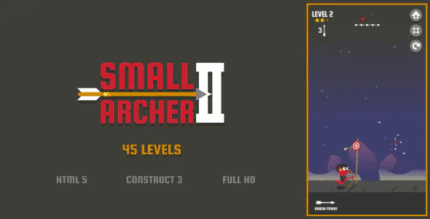 Small archer 2 html5 game construct3 codermarket.png