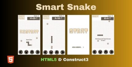 Smart snake html5 game codermarket.jpeg
