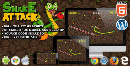 Snake attack html5 survival game codermarket.png