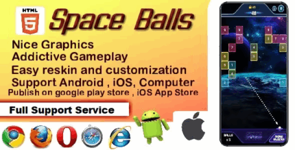 Space balls html5 game codermarket.png