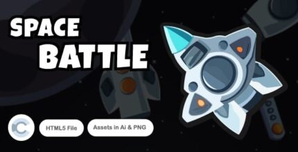 Space battle endless game construct 3 codermarket.jpg