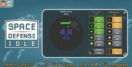 Space defense idle html5 idle game codermarket.png