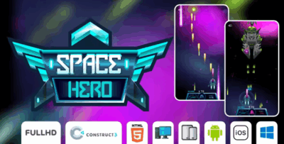 Space hero html5 game construct3 codermarket.png