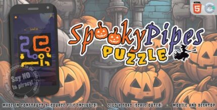 Spooky pipes puzzle html5 puzzle game codermarket.jpg