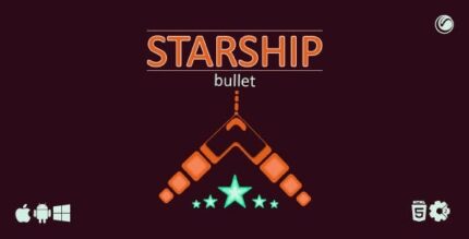 Starship bullet html5 construct game codermarket.jpeg