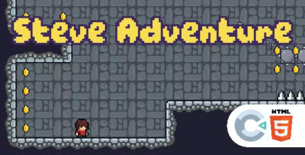 Steve adventure html5 construct 3 codermarket.jpg