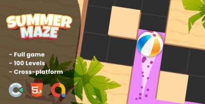 Summer maze html5 game construct 3 codermarket.jpeg
