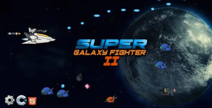 Super galaxy fighter 2 construct game codermarket.png