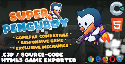 Super penguboy html5 game with construct 3 file c3p codermarket.jpg