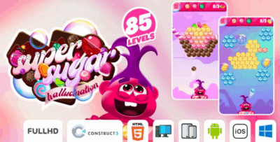 Super sugar hallucination html5 game construct3 codermarket.png