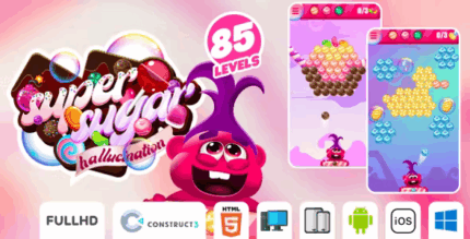Super sugar hallucination html5 game construct3 codermarket.png