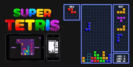 Super tetris html5 game codermarket.png