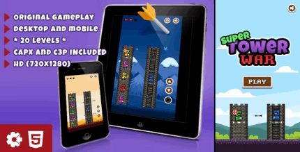 Super tower war html5 game codermarket.png