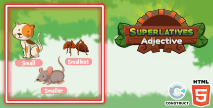 Superlatives adjective html5 game construct 3 codermarket.png