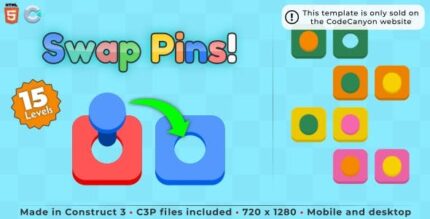 Swap pins html5 casual game codermarket.jpeg