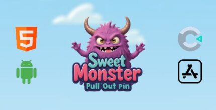 Sweet monster pull out pin html5 construct3 game codermarket.jpg