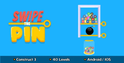 Swipe the pin html5 game construct 3 codermarket.png