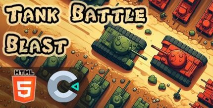 Tank battle blast html5 game c3p codermarket.jpeg
