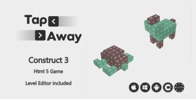 Tap away html5 game construct 3 codermarket.jpeg
