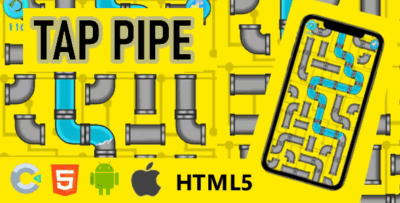 Tap pipe html5 construct 3 game codermarket.png