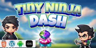 Tiny ninja dash html5 construct3 game codermarket.jpg