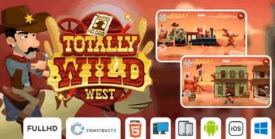 Totally wild west html5 game construct3 codermarket.png