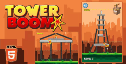 Tower boom html5 puzzle game phaser 3 codermarket.png