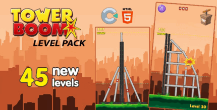 Tower boom level pack html5 game construct 3 codermarket.png