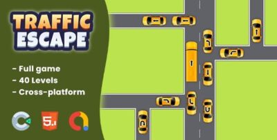 Traffic escape html5 game construct 3 codermarket 1.jpg