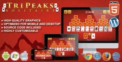 Tripeaks solitaire html5 solitaire game codermarket.png