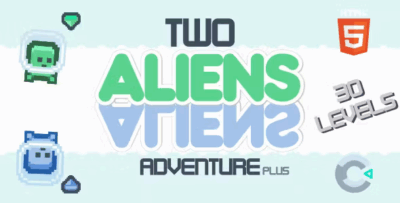 Two aliens adventure plus html5 game codermarket.png