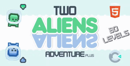 Two aliens adventure plus html5 game codermarket.png