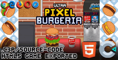 Ultra pixel burgeria html5 construct 3 game codermarket.png