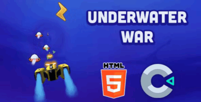 Underwater war endless tunnel html5 c3p codermarket.png