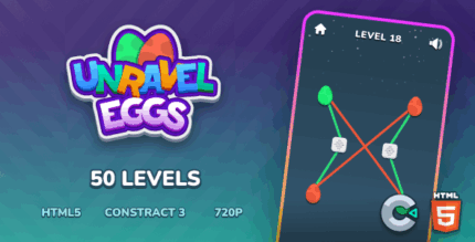 Unravel eggs 50 levels construct 3 c3p codermarket.png