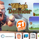 Village defender html5 game construct3 codermarket.png