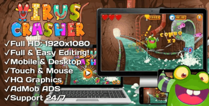 Virus crasher html5 mobile game construct 3 c3p codermarket.png
