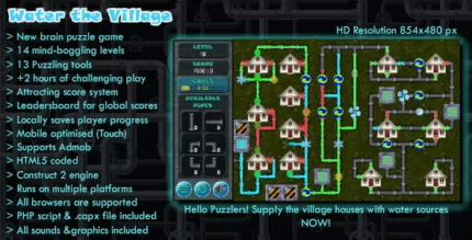 Water the village mobile html5 puzzle game capx admob supported .png