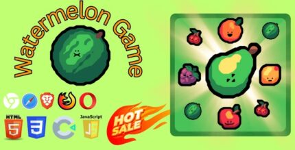 Watermelon game drop merge html5 game construct 3 codermarket.jpg
