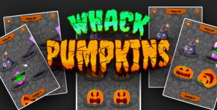 Whack pumpkins cross platform halloween game codermarket.jpg