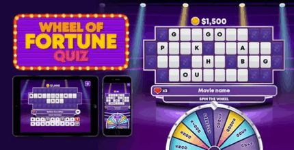 Wheel of fortune quiz html5 game codermarket.png