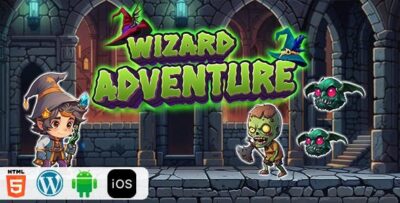 Wizard adventure html5 game codermarket.jpeg