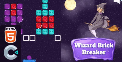 Wizard brick breaker html5 game c3p codermarket.png