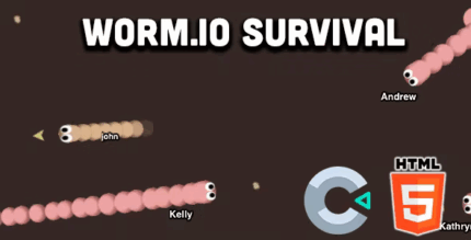Wormio survival html5 game c3p codermarket.png