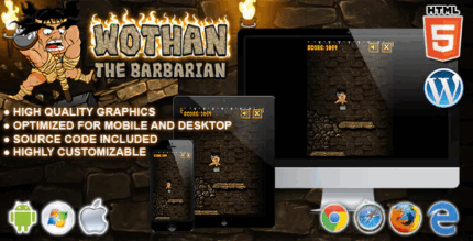 Wothan the barbarian html5 arcade game codermarket.png