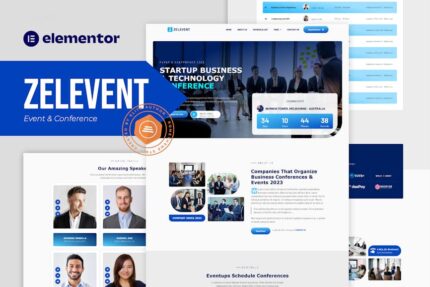 Zelevent event conference elementor template kit gplpixel.jpg