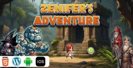 Zenifer adventure html5 game codermarket.jpeg