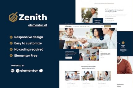 Zenith investment business opportunity elementor template kit gplpixel.jpg