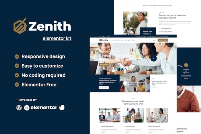 Zenith investment business opportunity elementor template kit gplpixel.jpg