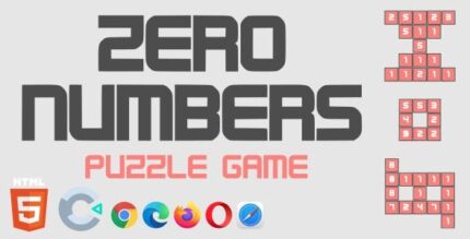 Zero numbers puzzle game html5 construct 3 codermarket.jpeg